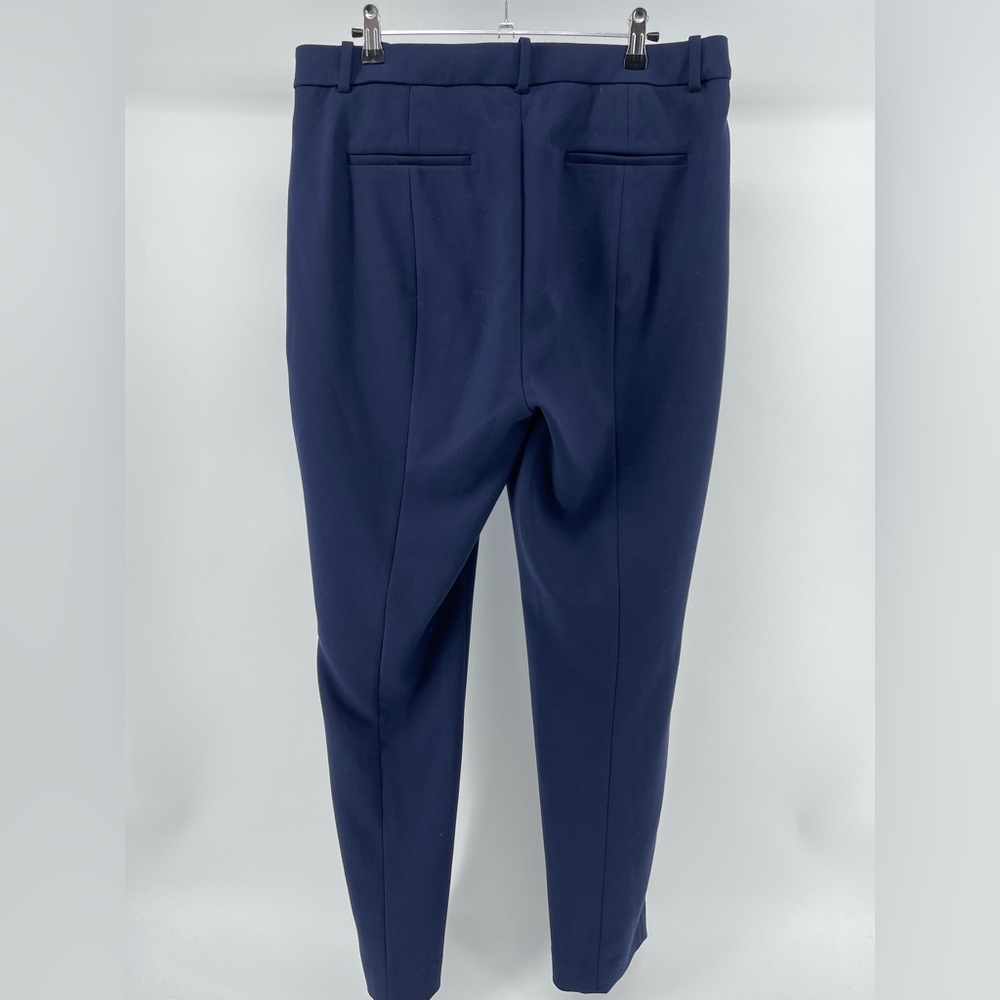 J. Crew High-Rise Cameron Trouser Ankle Pants in Navy Blue, Women's 14 Tall - Picture 6 of 9